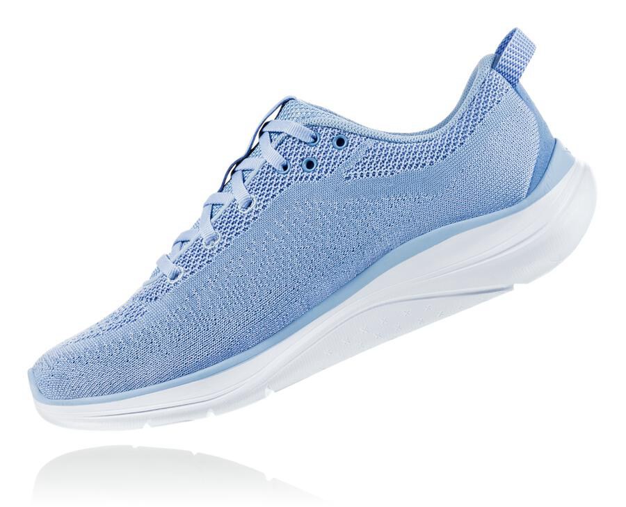 Chaussure Running Hoka One One Hupana Flow Femme - Bleu/Blanche - YZH-984265